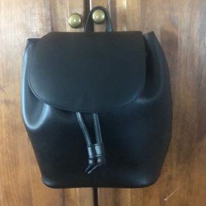 Forever 21 Structured Faux Leather Backpack